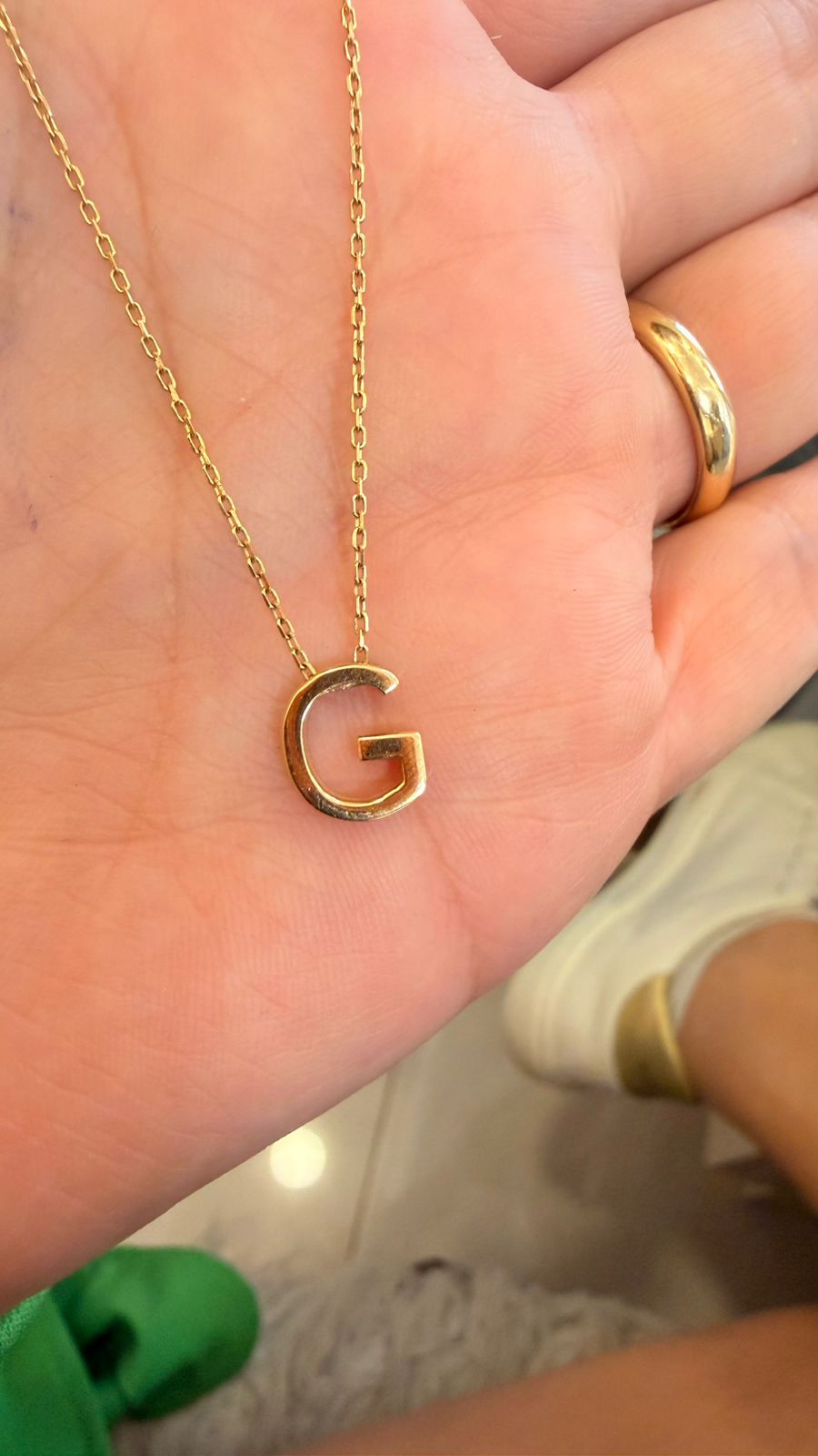 CADENA LETRA G SOLIDA 2.5GR
